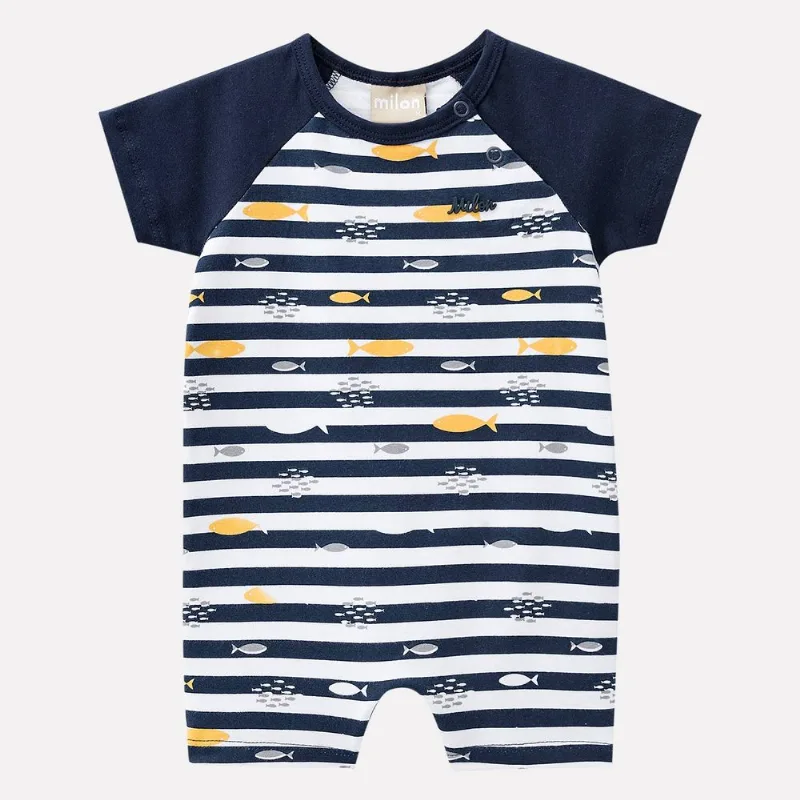 Banho de Sol Bebê Masculino Milon Cotton 11770.6826.M