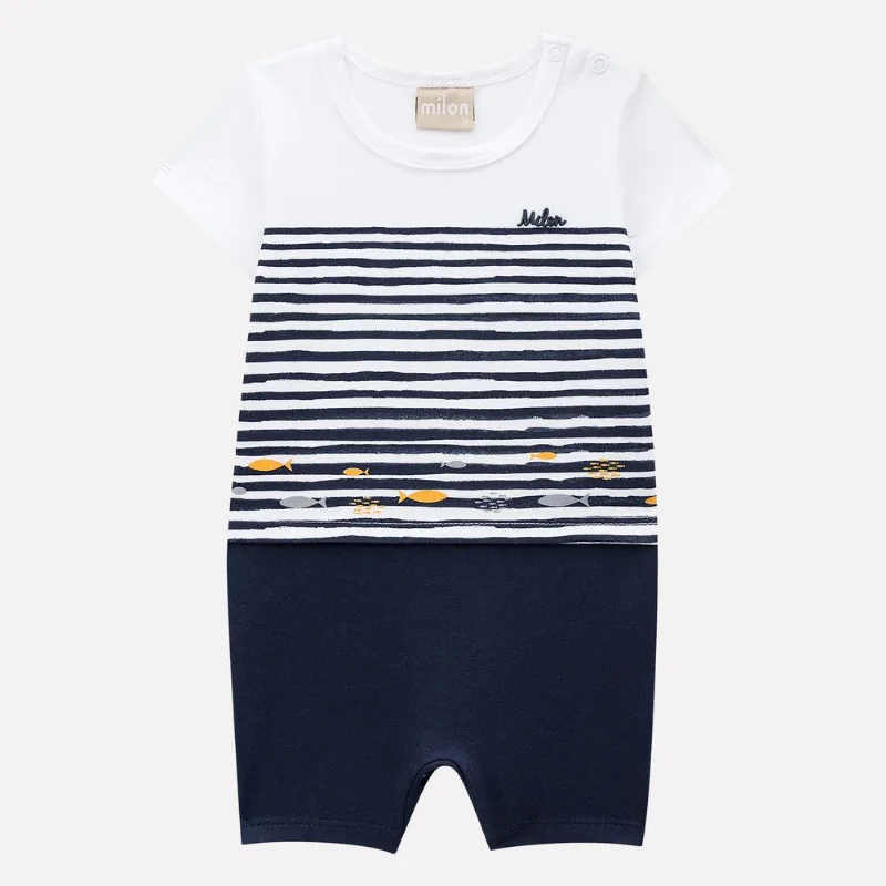 Banho de Sol Bebê Masculino Milon Cotton 11771.0001.G