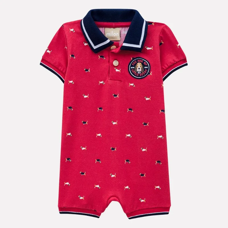 Banho de Sol Bebê Masculino Milon Cotton 11775.40082.M