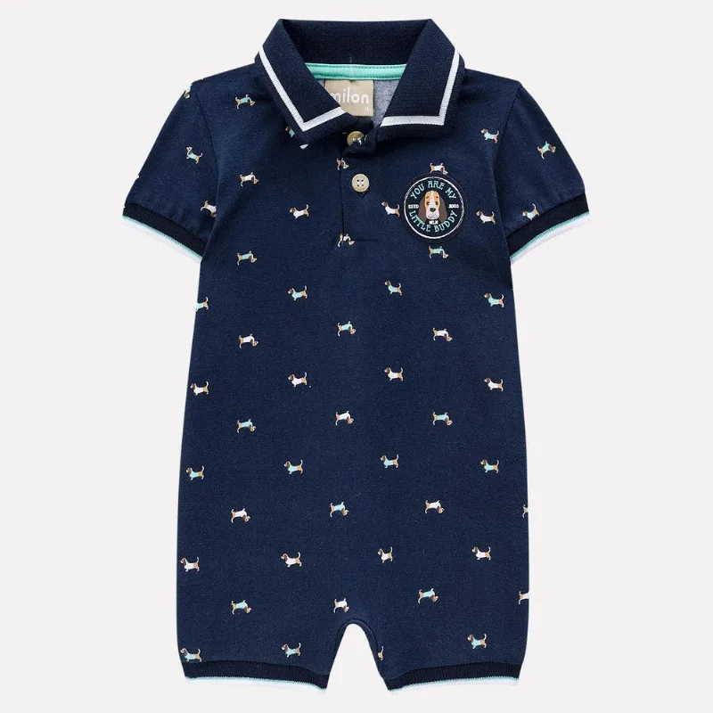 Banho de Sol Bebê Masculino Milon Cotton 11775.6826.M