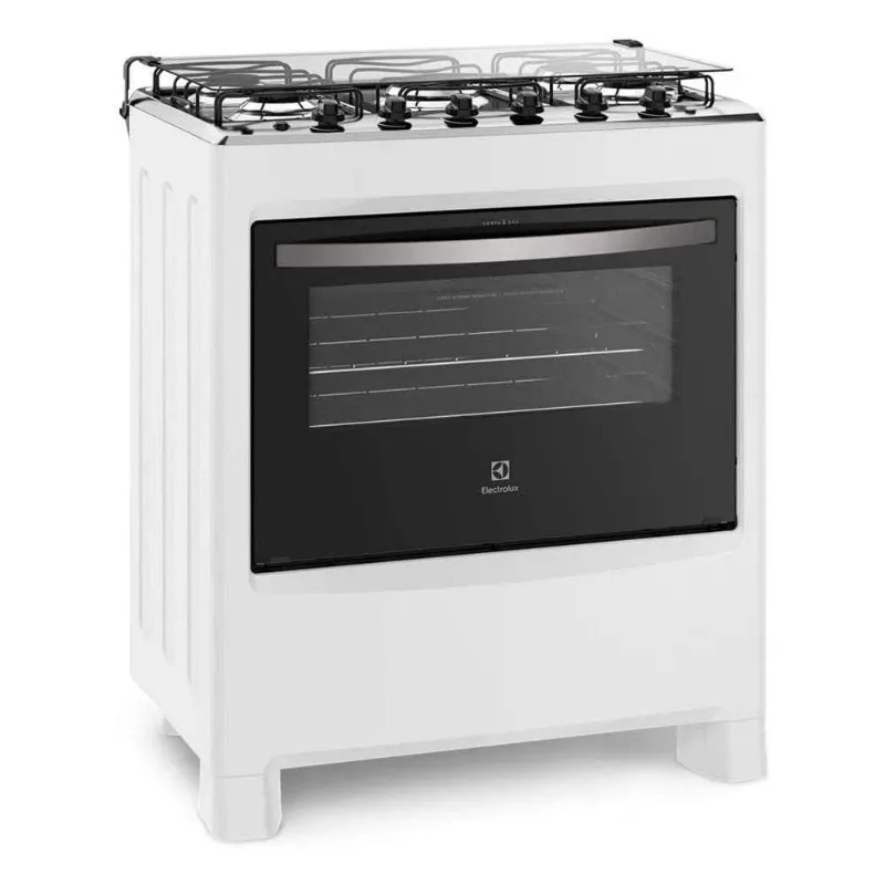 Fogão 5 Bocas Electrolux Automático 76lbu Branco 110v/220v Bivolt - Electrolux