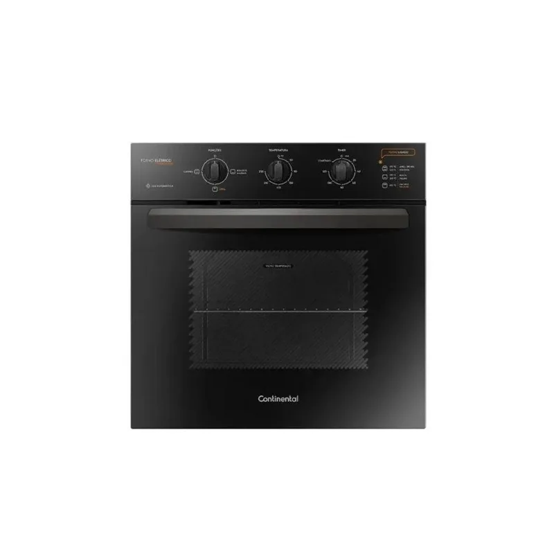 Forno Elétrico De Embutir 75l Oc8ep Continental Preto 220v 220V
