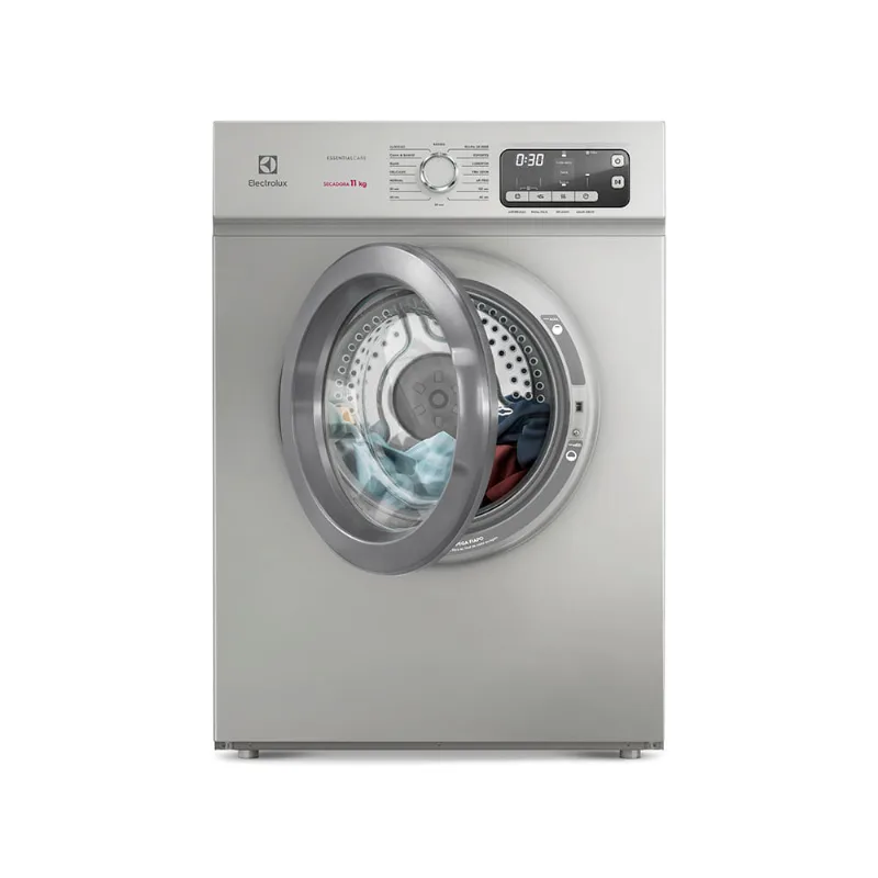 Secadora de Roupas Electrolux 11Kg Cor Inox Essential Care com Função Antirrugas (STH11) 220V - Electrolux