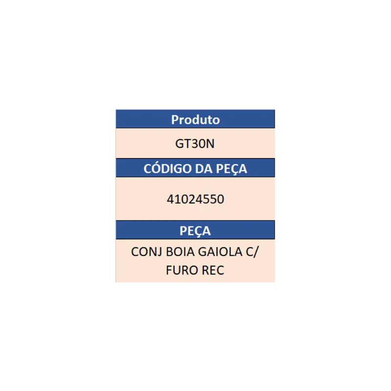 Conj Boia Gaiola C/ Furo Rec
