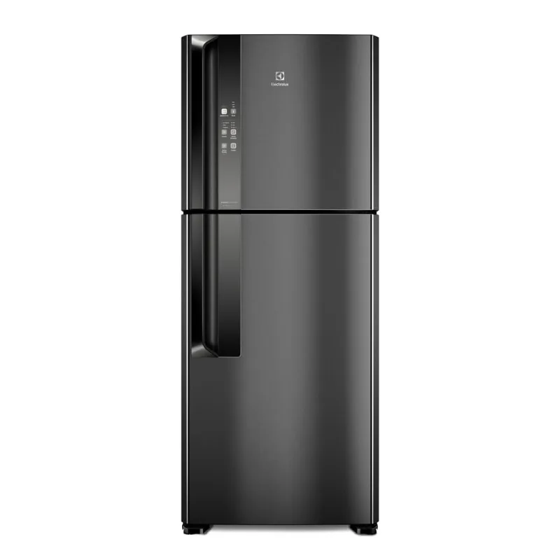Geladeira Electrolux Frost Free Inverter 431L AutoSense Duplex Cor Black Inox Look (IF55B) 220V - Electrolux
