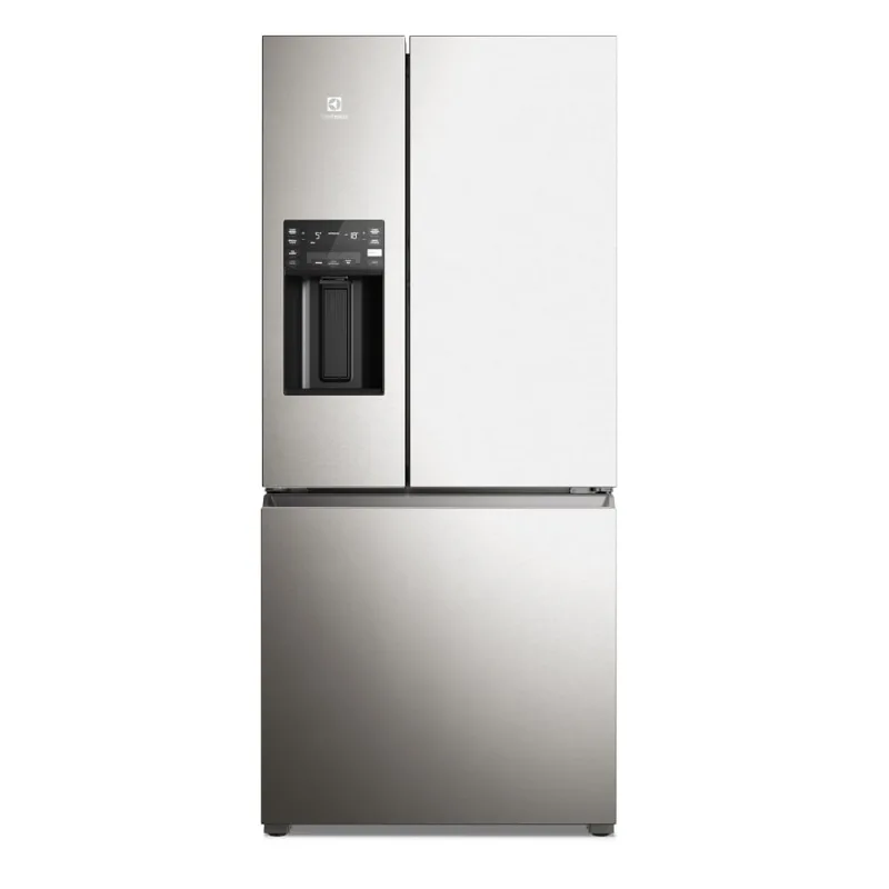 Geladeira Electrolux Frost Free 540L Efficient com AutoSense e Dispenser de Água e Gelo 3 Portas Cor Inox Look (IM8IS) 220V