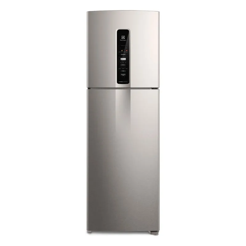 Geladeira Electrolux Frost Free Inverter 410L Efficient AutoSense Duplex cor Inox Look (IF45S) 220V