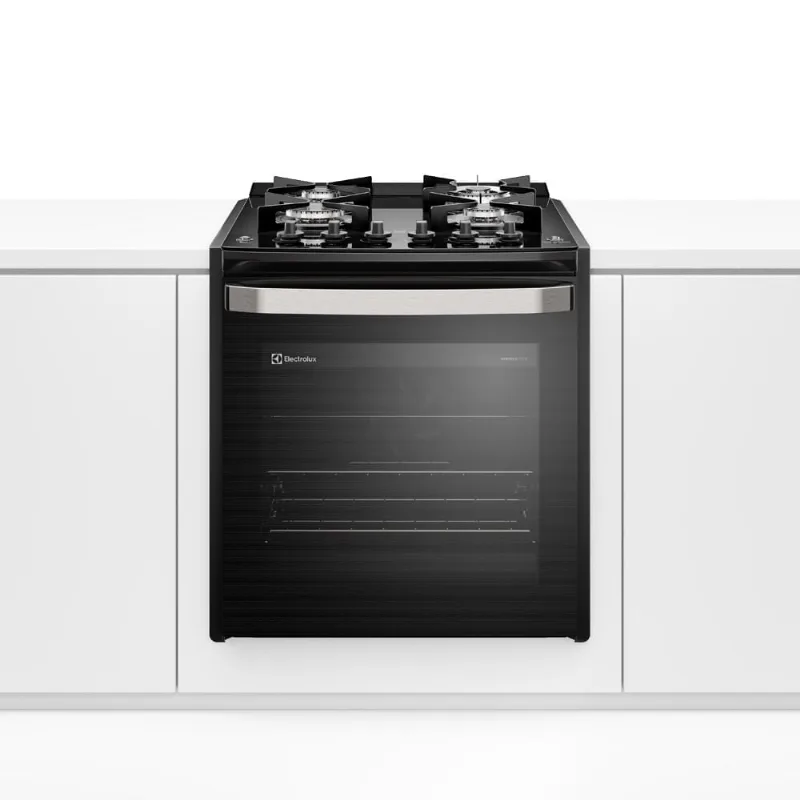 Fogão de Embutir 4 bocas Electrolux Preto Experience Mesa Vidro, Grill e VaporBake (FE4EP) 220V - Electrolux