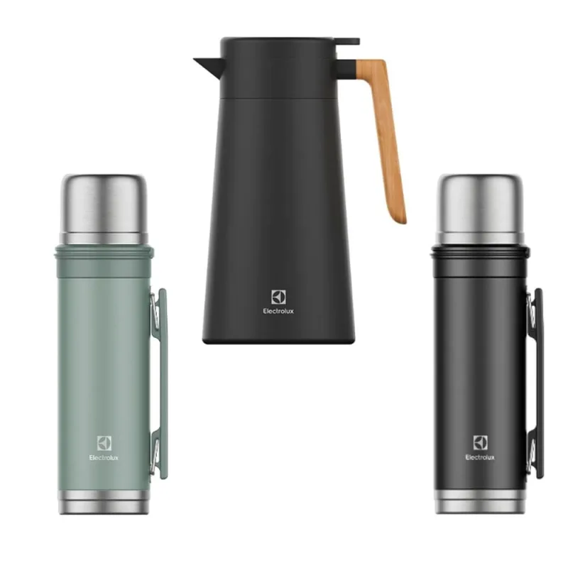 Kit electrolux 2 garrafas térmicas sense to go 1 garrafa sense 1,8L preto - Electrolux - Utilidades Domesticas