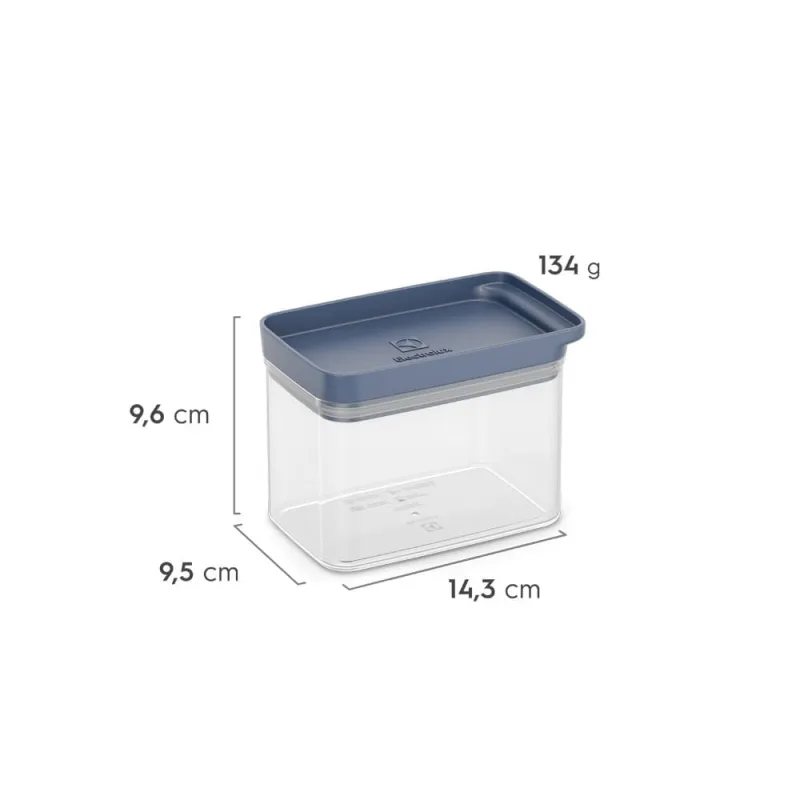 Pote Hermético Organizador Electrolux Experience Empilhável Modular 0,85L - Electrolux