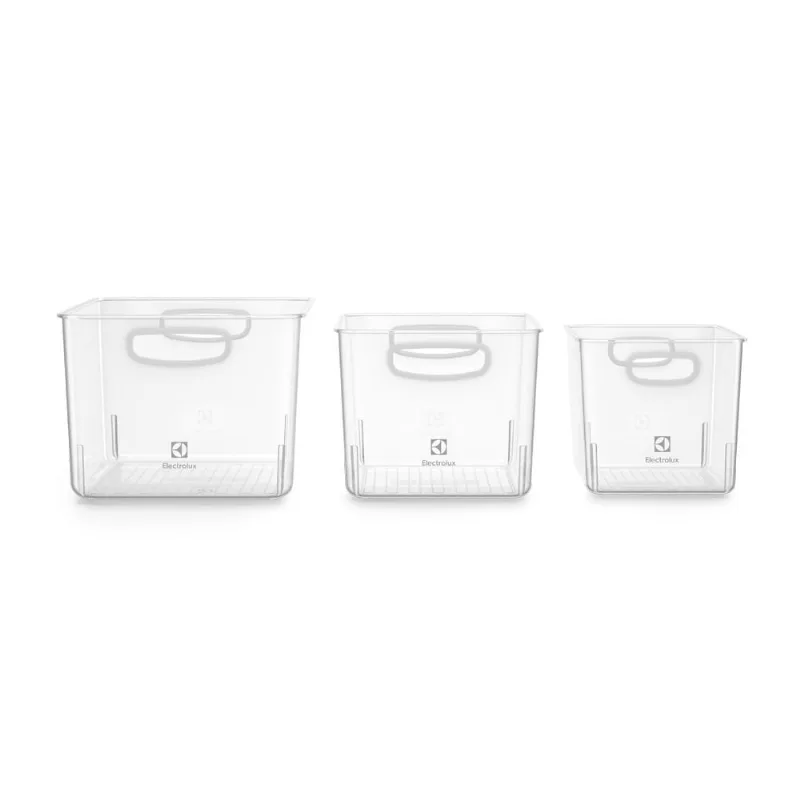 Kit Caixas Organizadoras Electrolux Experience 14,4 Litros Modular Não se aplica - Electrolux