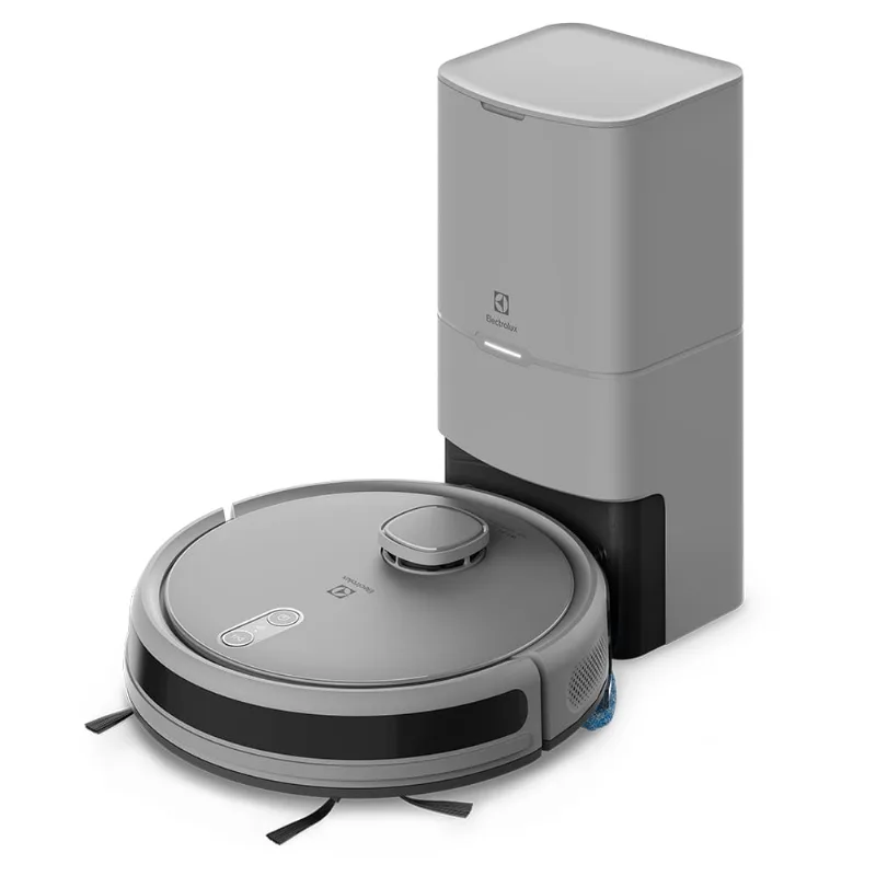 Robô Aspirador Electrolux 4 em 1 Wi-Fi Experience até 1h40 Mapeamento e Base Autolimpante (ERB80) 220V