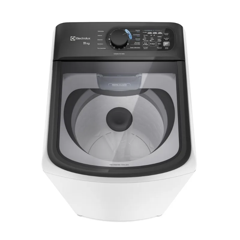 Máquina de Lavar Electrolux Efficient 11kg Branca Compacta, Econômica e Pré-diluição (LET11) 220V