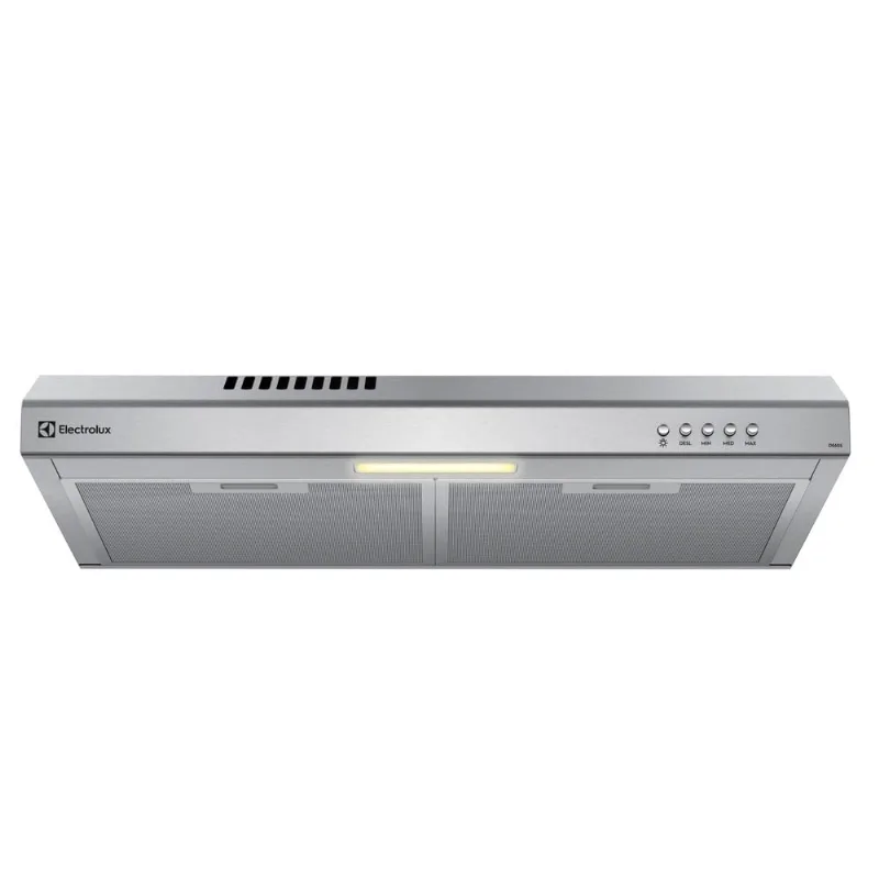Depurador de Ar Electrolux 60 cm Inox Alto Poder de Sucção, Luz LED e Filtragem Dupla (DE6SS) 127V