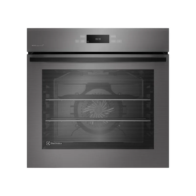 Forno de Embutir Elétrico 80L Electrolux Expert Função Pizza, VaporBake e Wi-Fi Cinza (OE8EP) 220V
