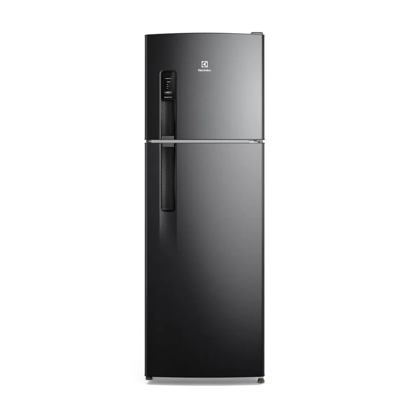 Geladeira Electrolux Frost Free 380L AutoSense Inverter Black Inox Look (IF41B) 220V