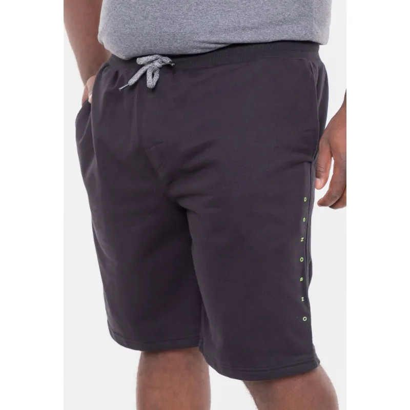 Bermuda Onbongo Moletom Plus Size Lion Preta - Plus M