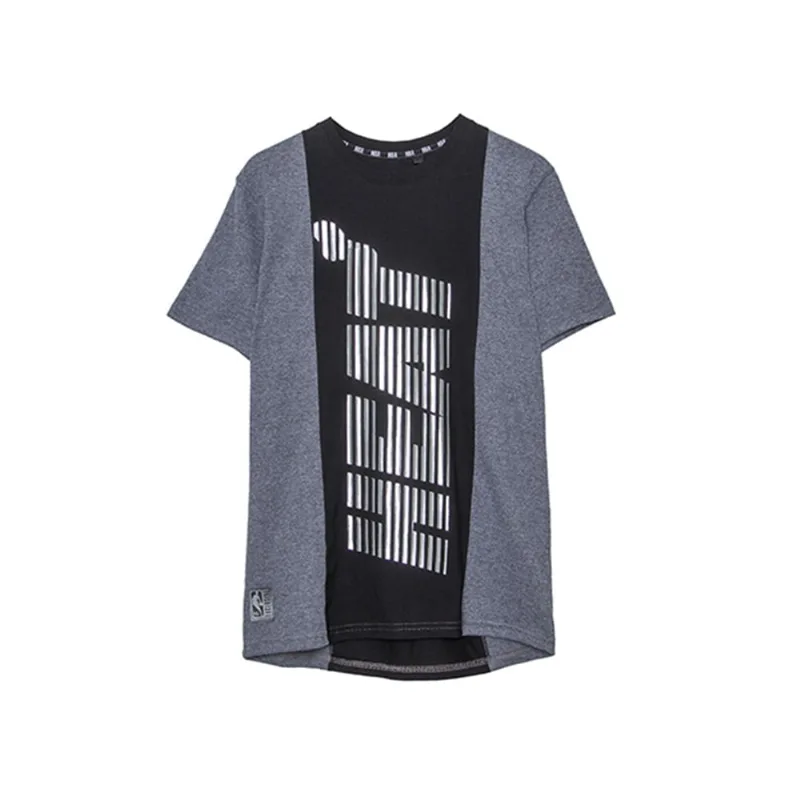 Camiseta Especial Masculina Estampada Miami Heat Grafite Mescla N580A - NBA P