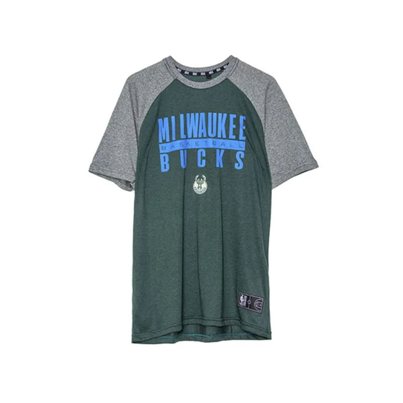 Camiseta Básica Masculina Estampada Milwaukee Bucks Verde N559A - NBA G
