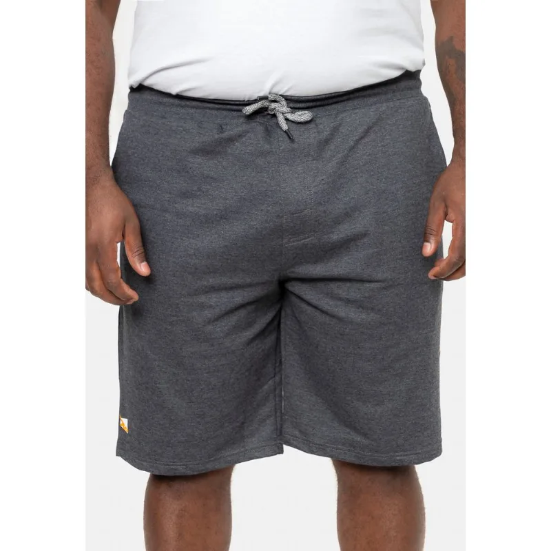 Bermuda Onbongo Moletom Plus Size Lion Cinza Mescla Escuro - Plus G