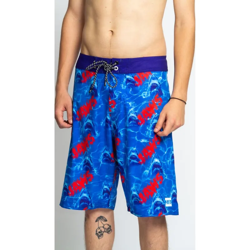 Boardshort HD Sublimado Collab Jaws Azul - 44