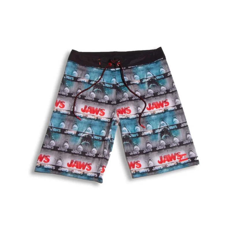 Boardshort HD Sublimado Collab Jaws Preto - 46