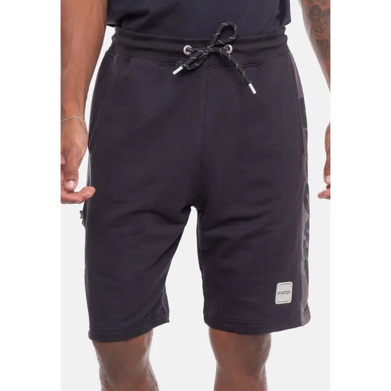 Bermuda Starter Moletom Preta - G