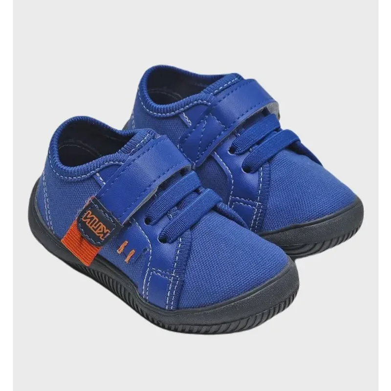 Tênis Bebê anatômico ajustável klin 18 ao 24 azul