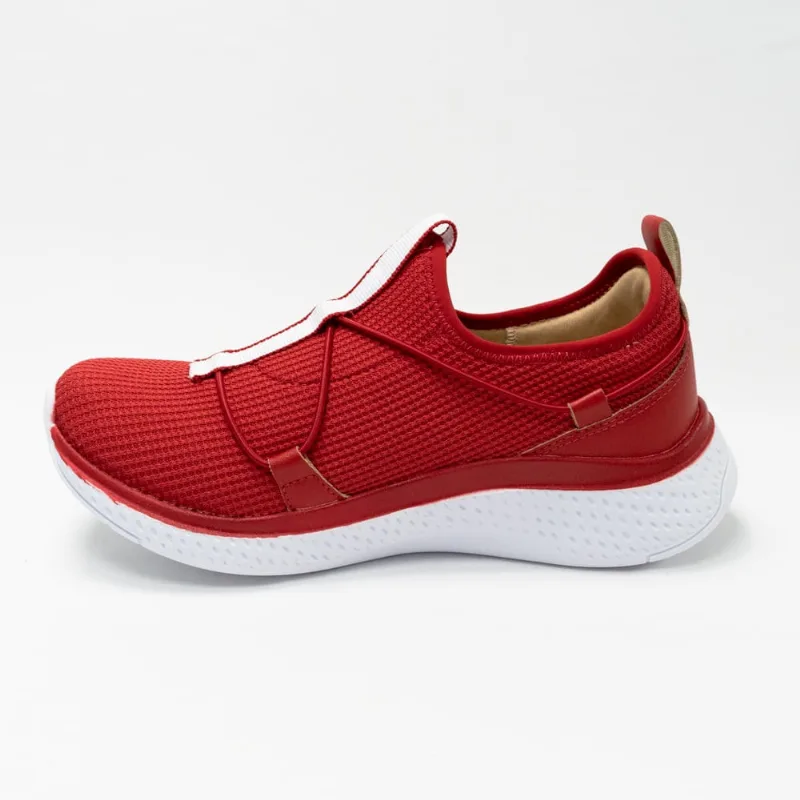 Tênis ComfortFlex 22-90301 Tecido Lycra Paris Flame