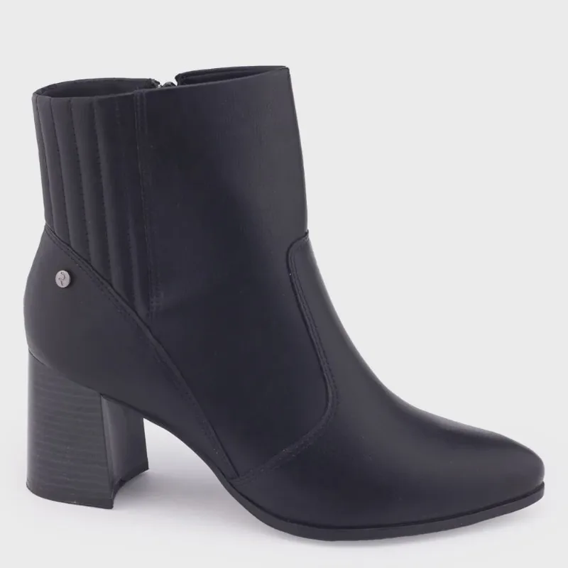 Bota Feminina Ramarim 23-95121 lisa salto bloco fachetado