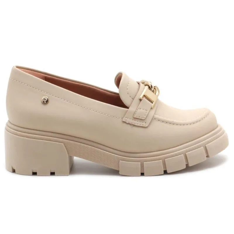 Mocassim Ramarim Conforto Estilo Bege 039