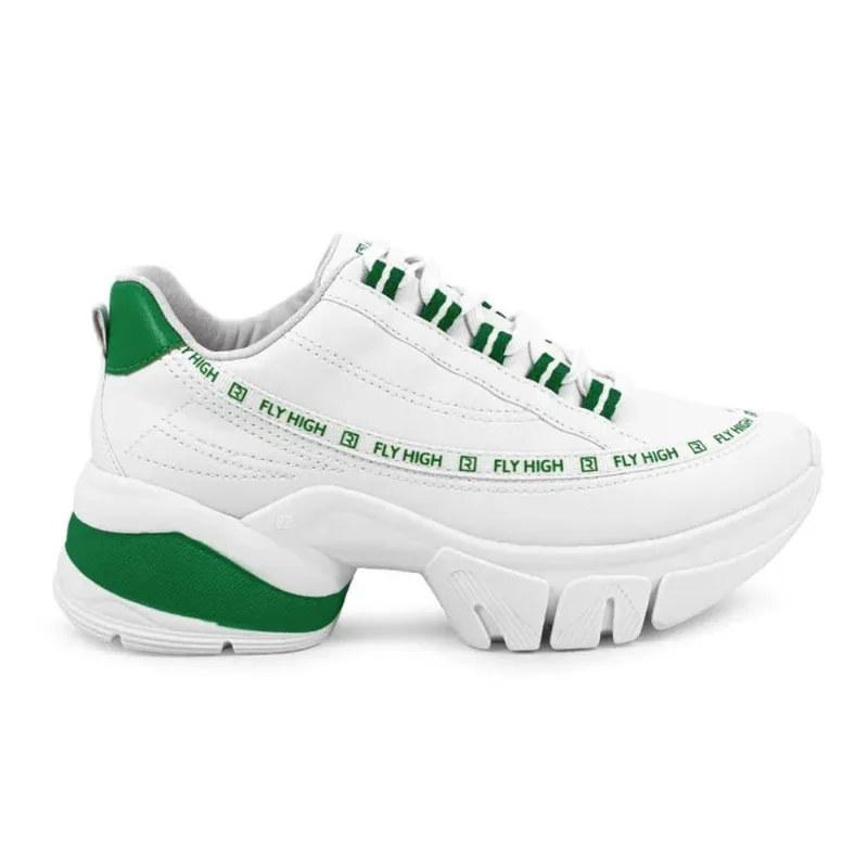 Tênis Ramarim Branco Com Verde 2280204-Feminino