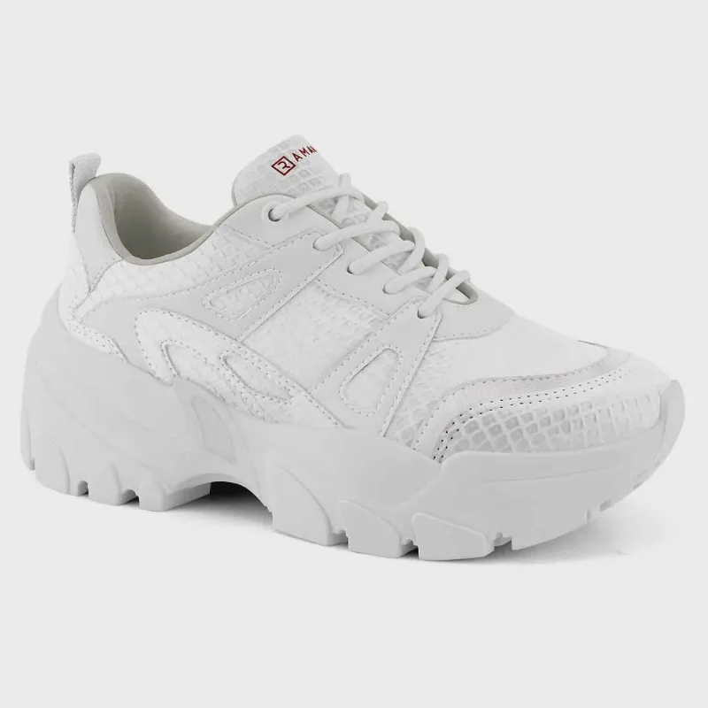Tênis Feminino Chunky Branco Snake Ramarim 2385103-0002