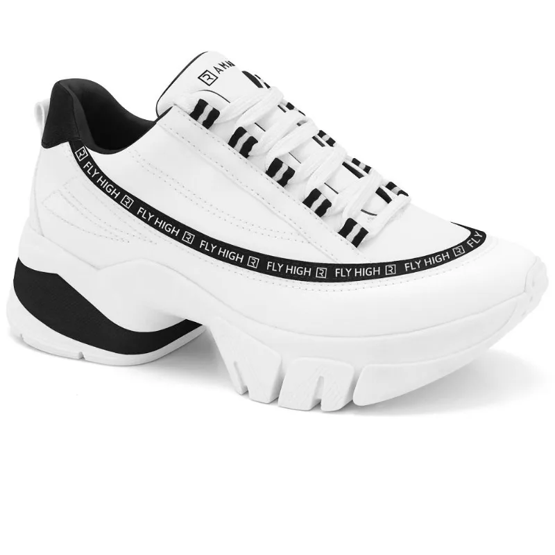 Tenis Ramarim Ref 2380104 Branco/preto 036