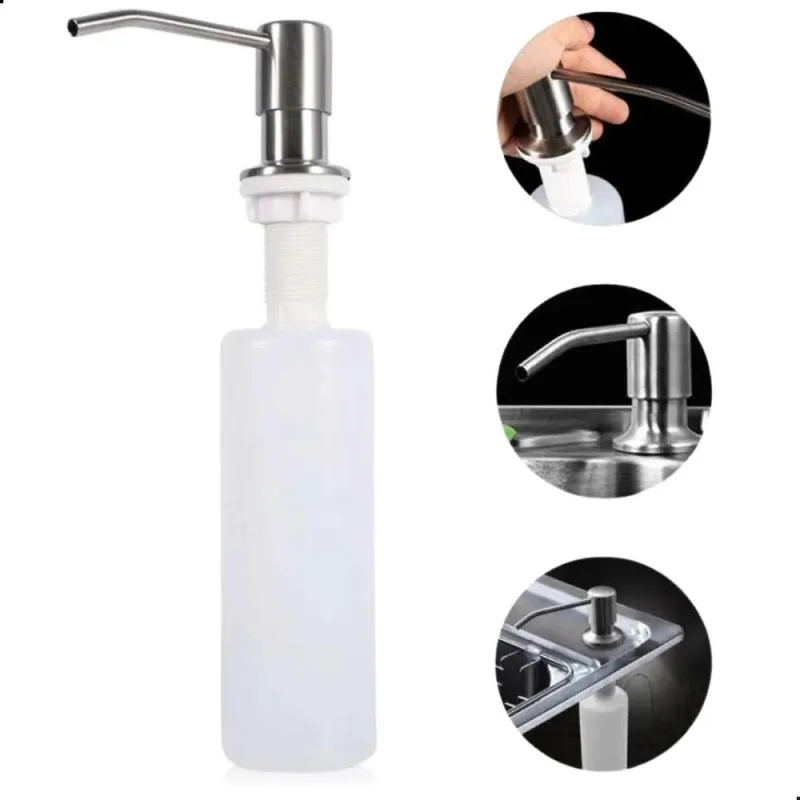 Dispenser Detergente Porta Sabonete Líquido Embutir Cozinha - Não Informado
