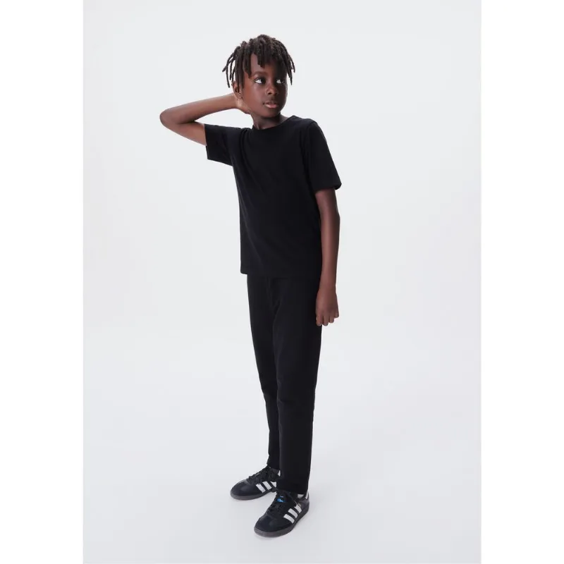 Calça Básica Infantil Menino Em Moletom Tam 1 a 16 - Preto 008