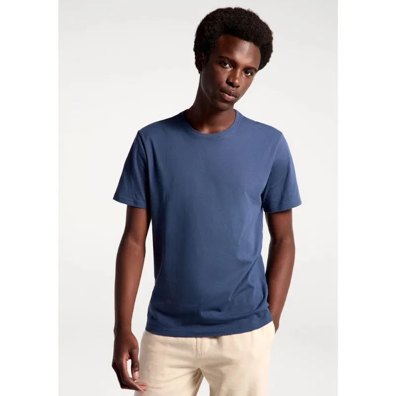 Camiseta Básica Unissex Manga Curta Regular World - Azul XXG