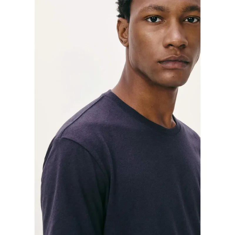 Camiseta Básica Masculina Manga Curta Regular Em Malha H+ - Azul XG