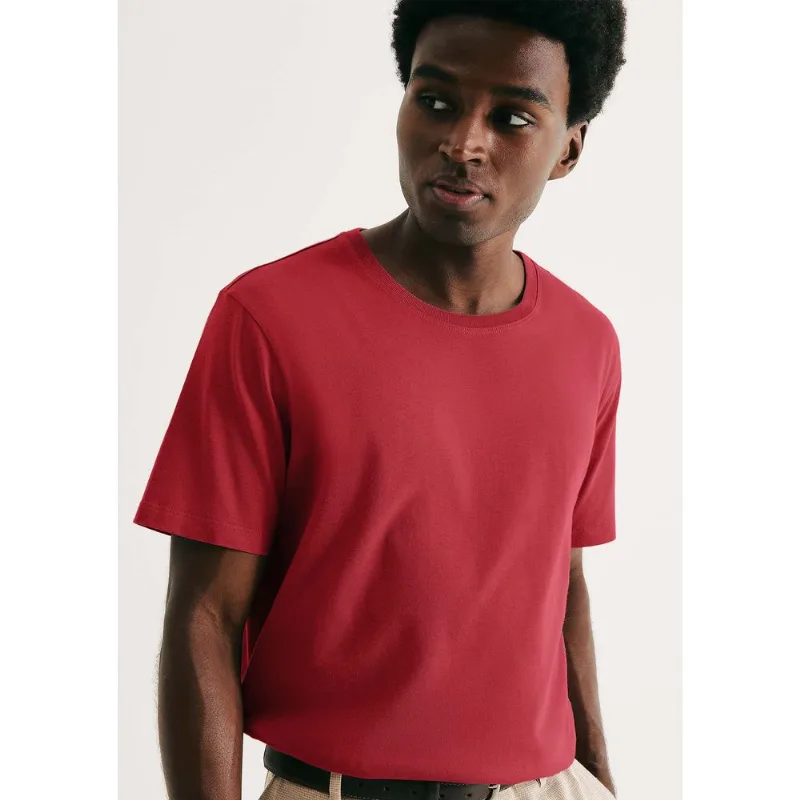 Camiseta Básica Unissex Manga Curta World - Vermelho XP