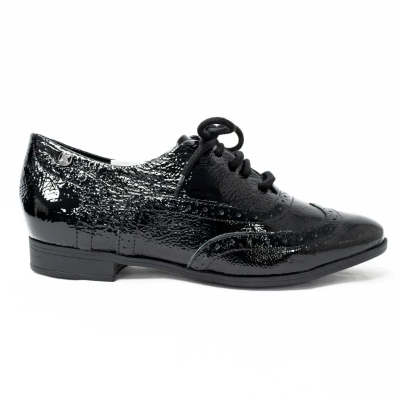 Sapato Oxford Bottero 315104 Couro Show Verniz