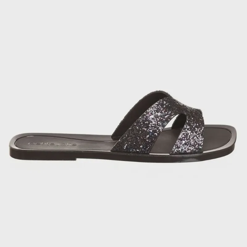 Chinelo Feminino Gaya Preto Petite Jolie PJ7073