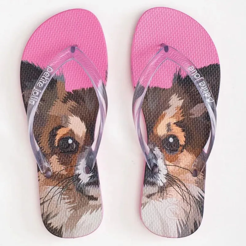 Chinelo Feminino De Dedo Petite Jolie Estampado Original +nf