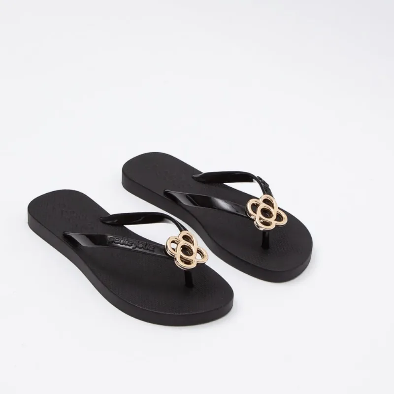 Chinelo Feminino De Dedo Petite Jolie Aplique Original +nf