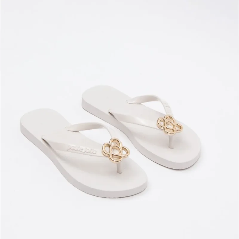 Chinelo Feminino De Dedo Petite Jolie Aplique Original +nf