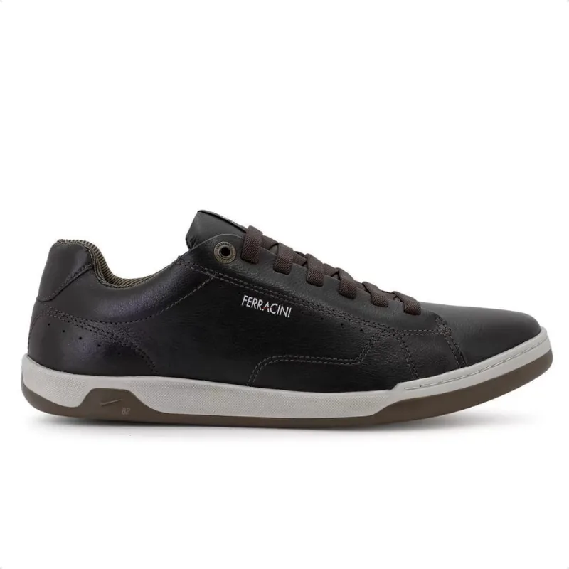 Sapatênis Ferracini Lexus Marrom-masculino
