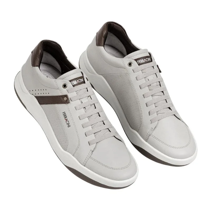 Sapatenis Ferracini Easy Cinza Claro 037