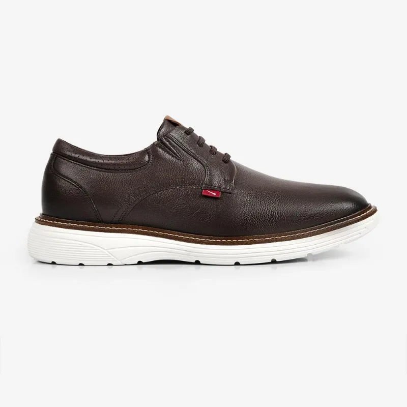 Sapato Ferracini Dallas Ref 4565-696i Marrom Escuro 037
