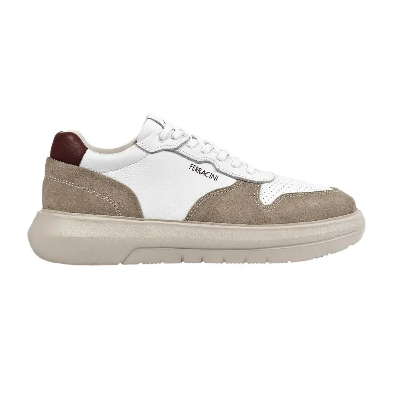Sapatenis Ferracini Easy Ref 8287-695d Branco/areia 042