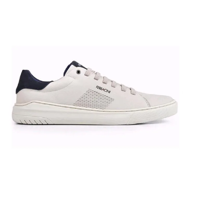 Sapatenis Ferracini Glow Couro Ref 2326b Branco Off 40