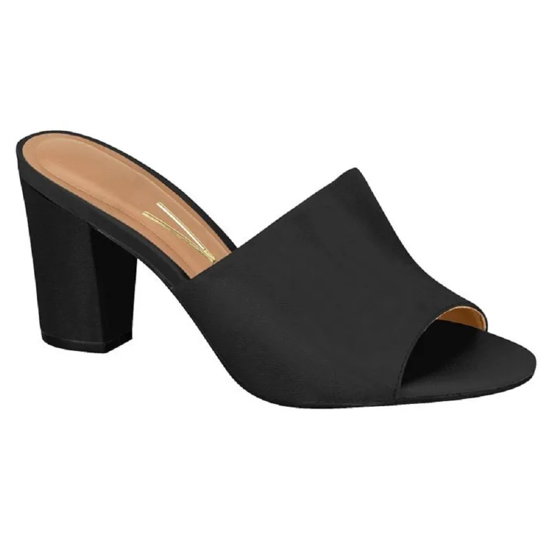 Tamanco Vizzano Salto Bloco Ref 6262.455.7286 Preto 34